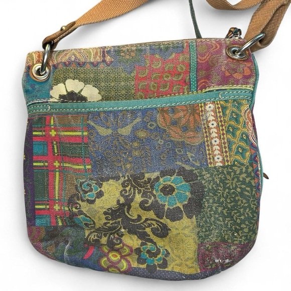 Vintage Fossil Boho Canvas Crossbody - Picture 3 of 10